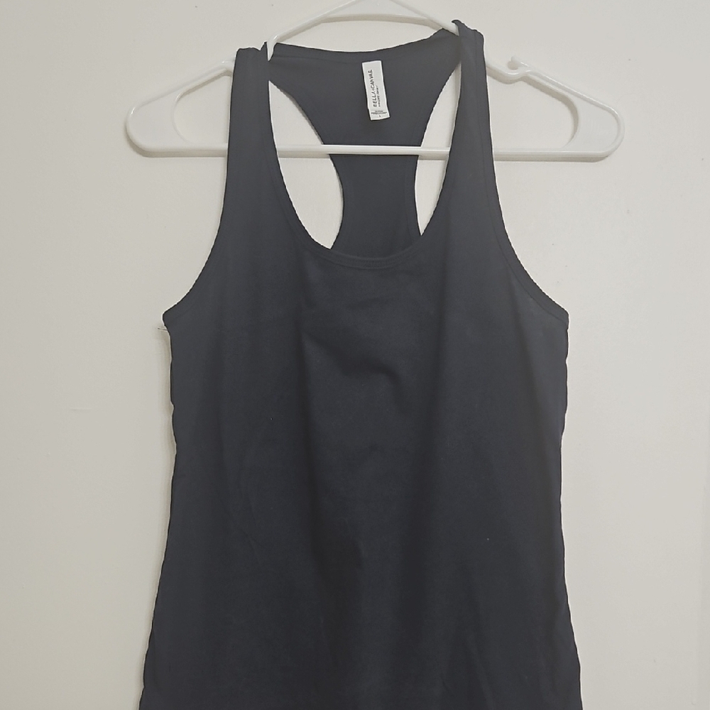 Navy Racerback Tank Top